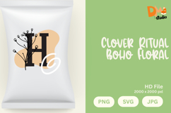 Clover Ritual Boho Floral Monogram Product Image 1