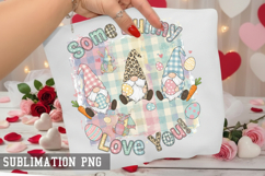 Some bunny love you Sublimation PNG - Easter Design Product Image 1