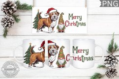 Merry Christmas Mug Wrap - Christmas Mug Sublimation Product Image 1