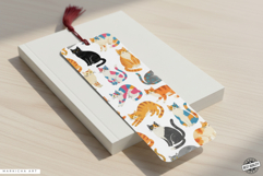 Whimsy Cats Bookmarks Png Bundle Product Image 6