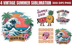 Vintage Summer Sublimation PNG Product Image 1