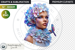 Fantasy Forest Spirit Clipart PNG, Enchanted Nature God Product Image 1