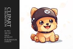 Cute cartoon dog Clip Art sublimation png Product Image 1