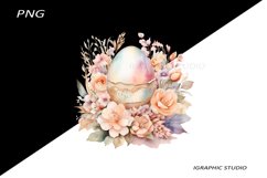 Easter Clipart, Easter Egg Clipart, Easter Bunny Png Product Image 1