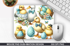 Chicks Mouse Pad Sublimation, Animals Mouse Pad PNG Design Product Image 1