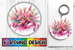 Radiant Car Coaster Circle PNG, Flowers Product Image 1