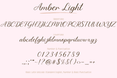 Amber Light - Elegant Handwritten Script Font Product Image 18