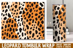 Leopard Print Tumbler Wrap Sublimation Product Image 1
