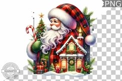 Christmas Santa Sublimation - Clipart PNG Design Product Image 1