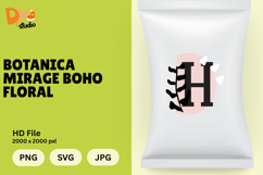 Botanica Mirage Boho Floral Monogram Product Image 1
