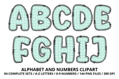 Japanese Alphabet &amp; Numbers Clipart PNG 300 DPI Product Image 2