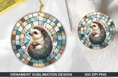 Animals Stained Glass Ornament Bundle, 30 High-Quality PNG Product Image 4