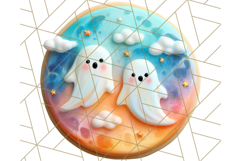 Halloween Cookie Clipart PNG, Spooky Sugar Treat Art Product Image 2