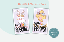 Cute Retro Easter Gift Tags Product Image 1