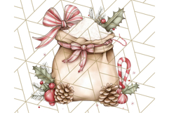 Christmas Cottagecore Kitchen Clipart PNG, Holiday Decor Product Image 2
