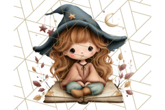 Spooky Little Witches Halloween Clipart PNG Product Image 2