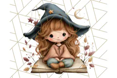 Spooky Little Witches Halloween Clipart PNG Product Image 2