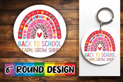 Joyful Round Keychain Magic, Back To School Product Image 1