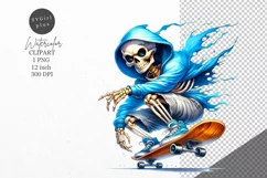 Halloween clipart, Skeleton clipart, Autumn clipart Product Image 1