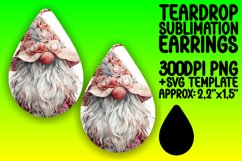 Serene Gnome Serendipity: Sublimation Teardrop Harmony Product Image 1