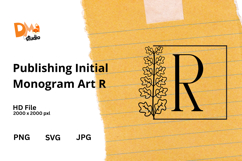 Publishing Initial Monogram Art Product Image 1