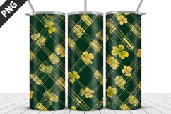 St Patrick&#039;s Day Pattern Tumbler Wrap| Sublimation Design Product Image 1