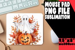 Haunting Watercolor Mouse Pad Design Halloween PNG Product Image 1