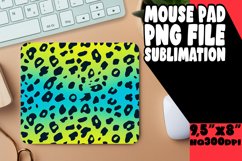Eye-Catching Glitter Leopard Print Mouse Pad Design PNG Product Image 1