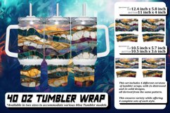 Sparkly Vista Tumbler Wrap Design: Sublimation,40oz Product Image 1