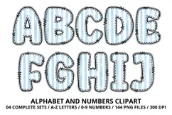 Bellerina Alphabet PNG Cute Ballet Letters Numbers 300 DPI Product Image 2
