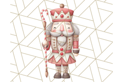 Nutcracker Clipart, Festive Holiday Toy Soldier PNG Art Product Image 2