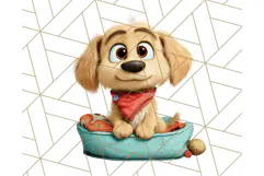 Pet Shop Clipart, Cute Big Eyed Animals, Kawaii Pets PNG Product Image 2