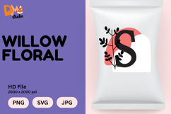 Willow Floral Monogram Product Image 1