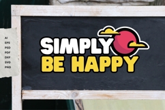 Simply Be Happy - SVG Design Product Image 18
