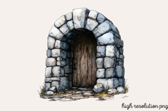 Risen Easter Clipart PNG Product Image 1