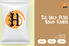 The Wild Petal Boho Floral Monogram Product Image 1