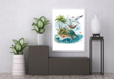 Illustration T-shirt &amp; Wall Art Product Image 27