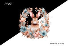 Easter Clipart, Easter Egg Clipart, Easter Bunny Png Product Image 1