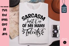 sarcastic svg design, funny sarcastic quotes design Product Image 1