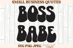 Boss babe SVG, Small Business SVG, Small Biz Product Image 1
