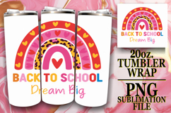 Joyful smiles 20oz tumbler wrap, Back To School Product Image 1
