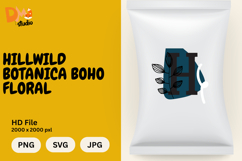 Hillwild Botanica Boho Floral Monogram Product Image 1