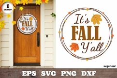 Autumn Round Signs | Svg Bundle | Door Hangers Product Image 5