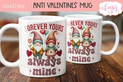 Valentine's day mug wrap PNG, Valentines gnome sublimation Product Image 3