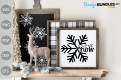 I Smell Snow SVG Cut Files - Christmas Quote SVG Design Product Image 2