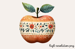 Boho Nursery Baby Clipart PNG Product Image 1