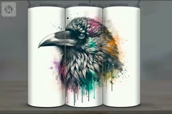 4 Raven Tumbler Sublimation, 20 oz Tumbler Wrap Product Image 5