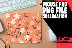 Sublimation Mouse Pad Design Boho Blossoms PNG Product Image 1