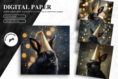 Easter Bunny Background Backdrop Rabbit Wallpaper Wall Art18 Product Image 1