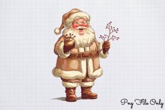 Rustic Christmas Sublimation Clipart PNG Product Image 1